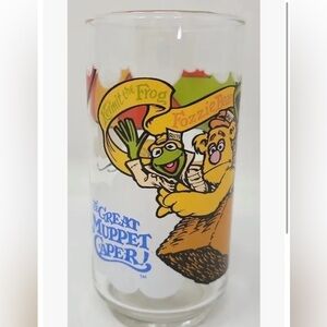1981 McDonald's "The Great Muppet Caper" glasses feature Kermit Fozzie Gonzo